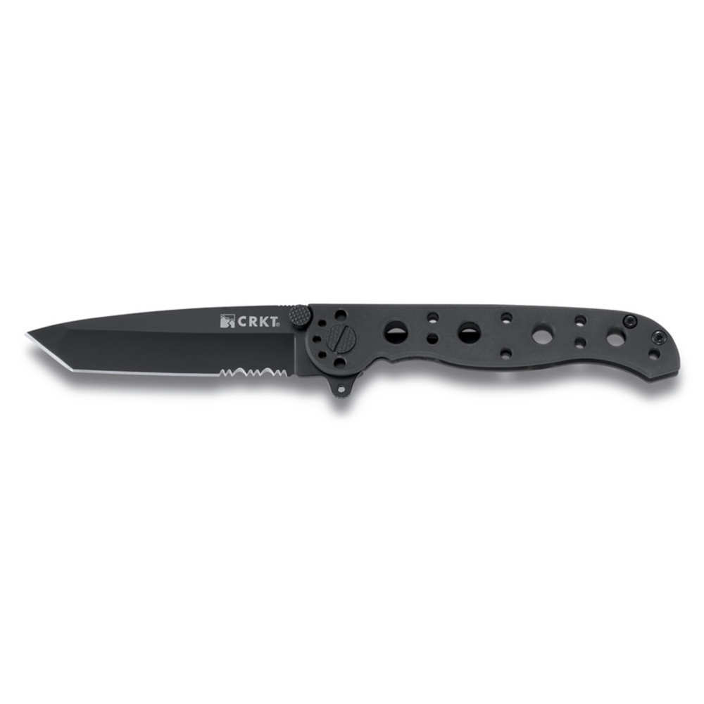 Knives Columbia River Knife&Tool 4.50" M16 SS-TANTO COMBO EDGE BK HDL BK OXIDE • Model: 4.50"